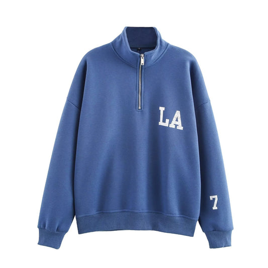 LA Preppy Sweatshirt Pants Set