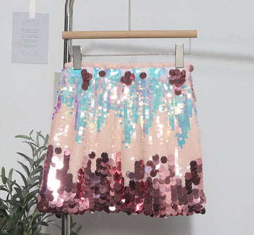 Colorful Sequined Shiny Skirt