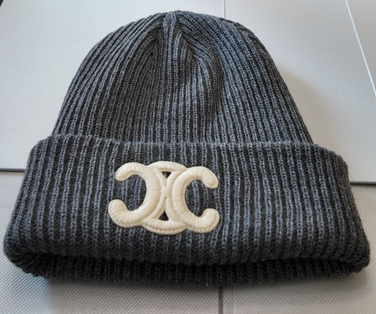 Classic CC-Style Embroidered Beanie