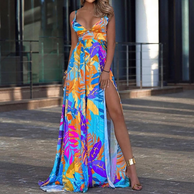 Sundress Boho Vacation Maxi Dress