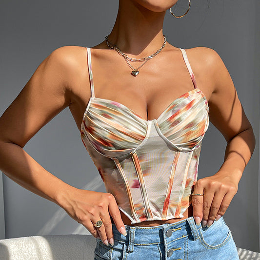 Sexy Printed Corset