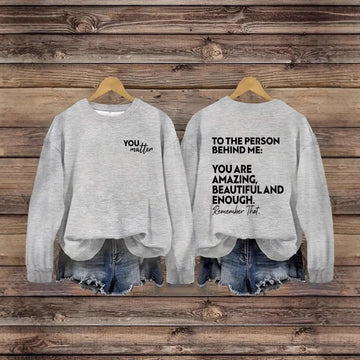 Hoodies & Sweatshirts Long Sleeve Casual Letter