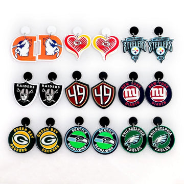 NFL Arylic Drop Earrings